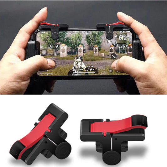 2Pcs PUBG Moible Controller Gamepad Free Fire L1 R1 Trigger PUGB Mobile Game Pad Grip L1R1 Joystick For IPhone Android Phone